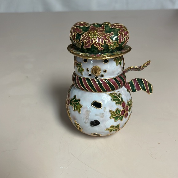 Cloisonné Snowman - Picture 12 of 12